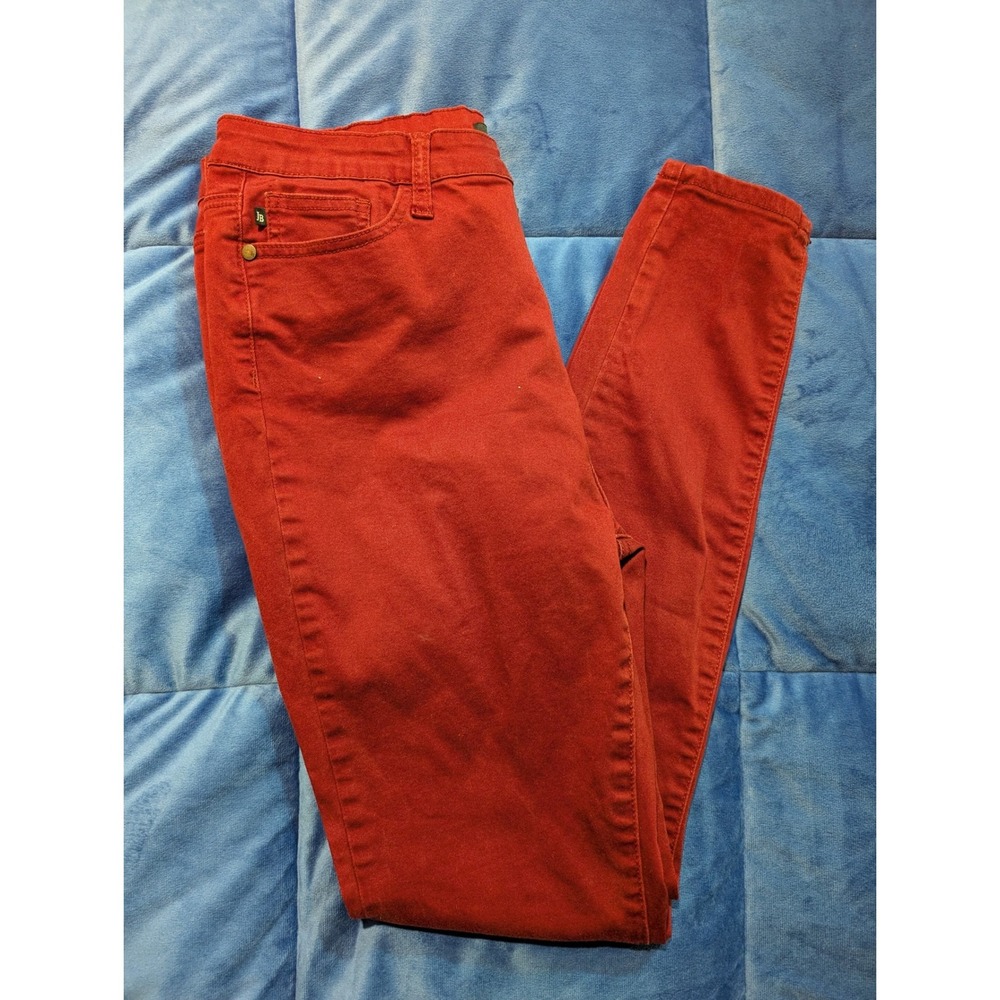 Judy Blue Burgundy Red Skinny Jeans Women's Slim Fit Cotton Spandex 15/32